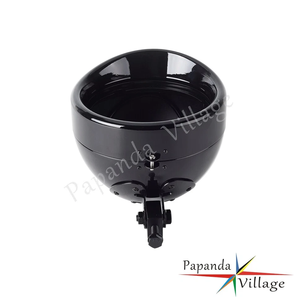 7" Headlight Housing Shell Bucket For Harley Heritage Fat Boy Softail 1986-2014 - Image 4 of 4