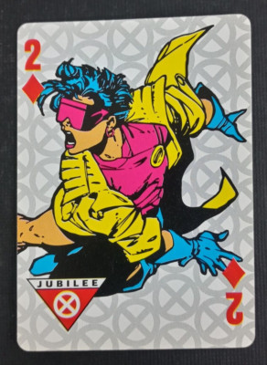 1993 Marvel X-Men Playing Card Jubilee 2 Diamonds