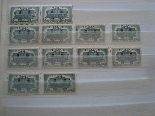 FRANCE - timbre yvert et tellier n° 609 x10 n* stamp french