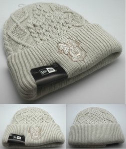 ladies cream beanie hat