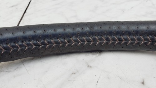 NICE CONDITION Leather Steering Wheel 87-95 Jeep Wrangler YJ OEM Gray Free Ship - Bild 20 von 24