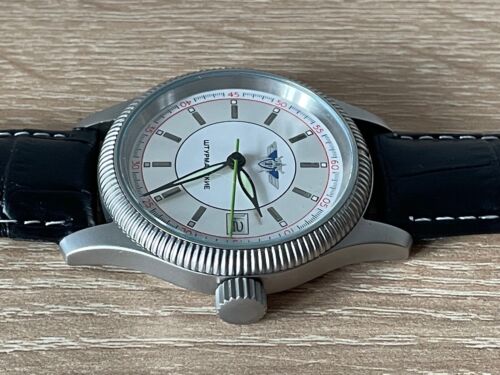 POLJOT SHTURMANSKIE USSR new case steel MANS WRISTWATCH marriage - Picture 7 of 11