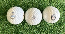 Lot Of 3 VintageTop Flight II Golf Balls 1991 Buick Open/ NEVER USED- NO BOX