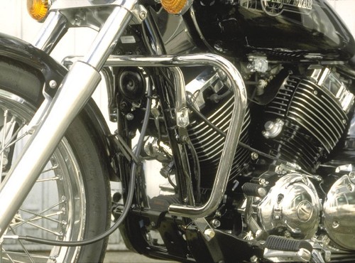 Motor-Guard Sturzbügel Für Vstar Yamaha/400/650 Dragstar Classic Custom Schwarz