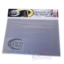 Universal Titanium Colour Radiator Guard Mesh Kit 40cm x 30cm by R&G Racing