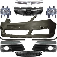 Stoßstange vorne grundiert+Nebel+Zubehör für Opel Zafira B Bj. 05-08