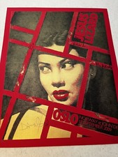 Jesus Lizard Poster Screen Print by Chuck Sperry - Band Signed !!! - Oslo 2009