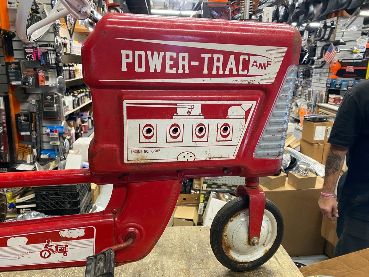 Vtg amf power Trac tractor pedal Car Orig C502 Unrestored Nice