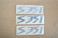 S351 silver black or gold SALEEN OEM DECALS nos