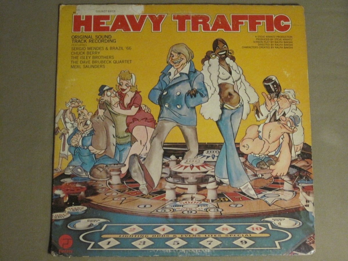 V/A HEAVY TRAFFIC SOUNDTRACK LP OG '73 FANTASY STEVE KRANTZ