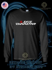 Hot New Dynastar Skis Logo Men's T-Shirt American Long Sleeve Dotees TShirt
