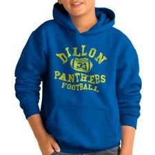 Dillon Panthers Football Number 33 Athlete Youth Hooded Sweatshirt Boy or Girl