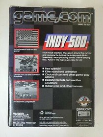 Indy 500 (Game.Com, 1997) Tiger&rsquo;s Game.com 10e4
