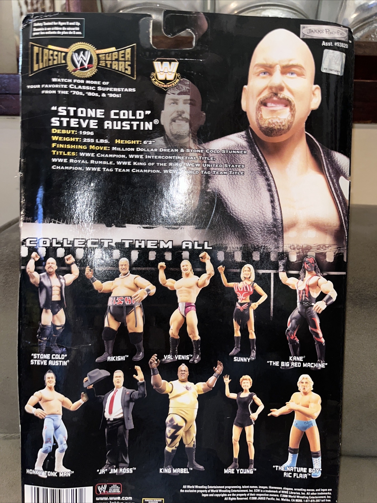 WWE Stone Cold Steve Austin Classic Superstars Series 18 Action Figure NEW Moc