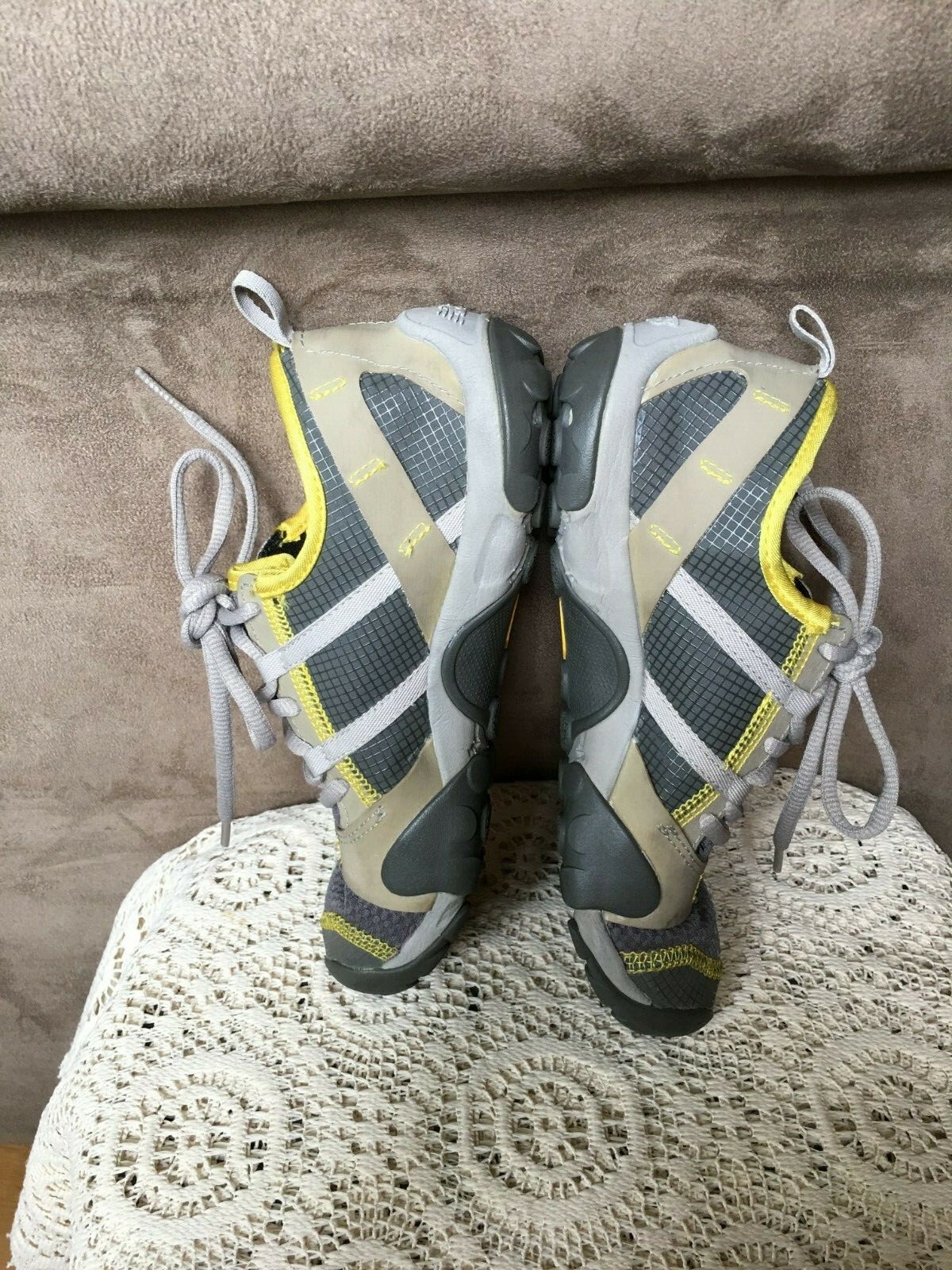 SAOLA NUOVE BALANCE MINIMUS SCARPE DA TRAIL GRIGIO GIALLO WO10GR TAGLIA EU 36 US 5 5