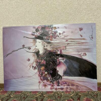 Yoshitaka Amano Designed A3 Size Clear Poster Yoshitaka Amano Exhibition Limited