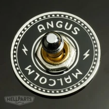 MALCOLM/ANGUS Brass Toggle Switch Washer Ring Rhythm Treble. Les Paul, SG More.