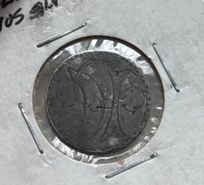 1889 Mexico 10 Centavos - Love Token Reverse