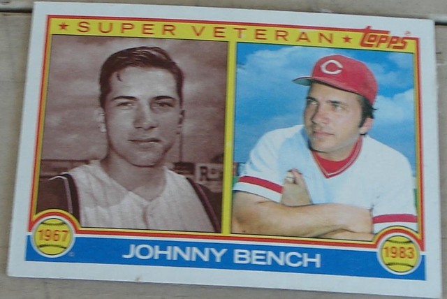 Super Veteran Johnny Bench 1983 61 Topps Card VG COND EBay