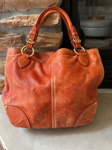 The Original Car Shoe Bag By PRADA Hobo Brown Designer - Imagen 8 de 13