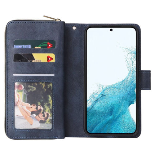 For Samsung Galaxy S25 S24 S23 S22 S21 Ultra Plus Case Wallet Leather Zip Cover - Picture 9 of 59