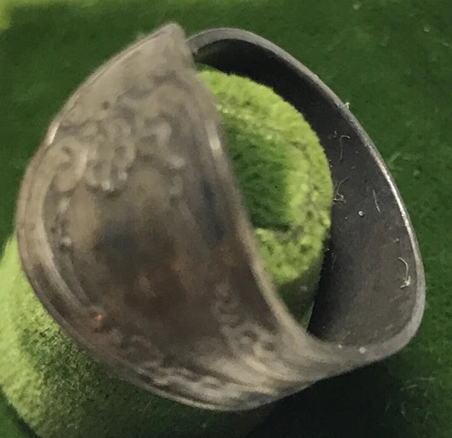 Vintage Silver Plated 2g Spoon Handle Ring Size 5.75
