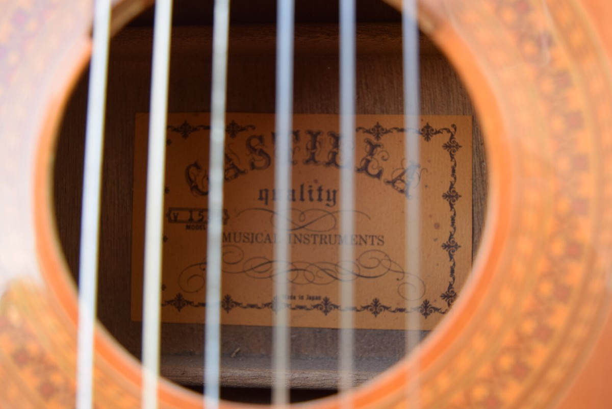 1970's Castella V1585 Classical Guitar - MIJ - Chipboard