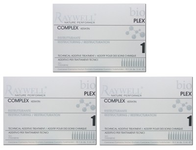 3x Raywell Bioplex Keratin Complex Ampullen 10 x 5 ml