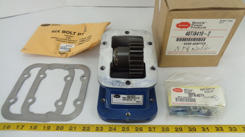 New NOS Genuine Muncie PTO Power Take Off Gear Adapter 40TI8410-2 10° Offset