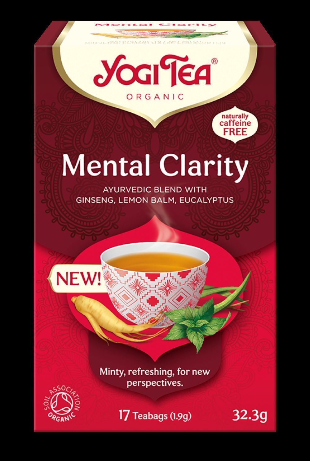 Yogi Tea Mental Clarity Organic 17 bags - 2 Pack