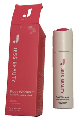 Jess Beauty Post Workout Instant Recovery Mask with Green Tea For all skin types