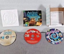 Lot 3 PC/Mac CD-ROM Games Bejeweled PopCap  Ancient Secrets  Hip Game Pack