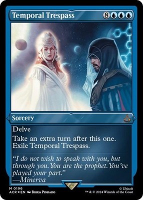 MTG English Temporal Trespass (Foil Etched) NM Foil