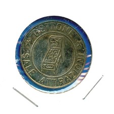 Gettone Automatic Apparecchi Jukebox Token Italy Rare Italian  14  Gaming Coin