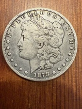 1878-CC Morgan Silver Dollar $1 Carson City— Fine/VF- Details— Cleaned/Scratches