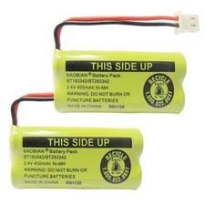 2.4V 400mAh Cordless Home Phone Battery for AT T BT162342 BT-162342 BT166342 BT-