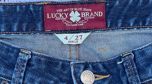 Lucky Brand Jeans Damen 4/27 Stretch Denim Dark Wash Blau Lola Boot Fast - Bild 3 von 11
