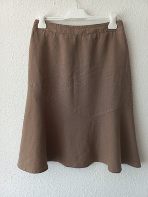 Ein Rock von Enna, Farbe taupe, 100% Leinen, Größe 40