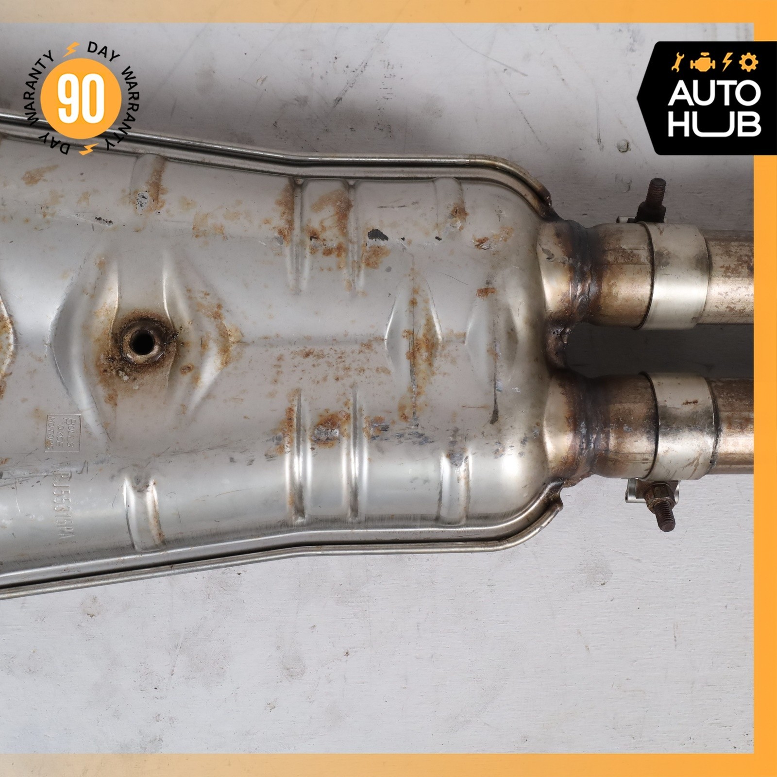 99-02 Bentley Arnage 6.8L V8 Exhaust Silencer Resonator Midpipe PJ55315PA OEM