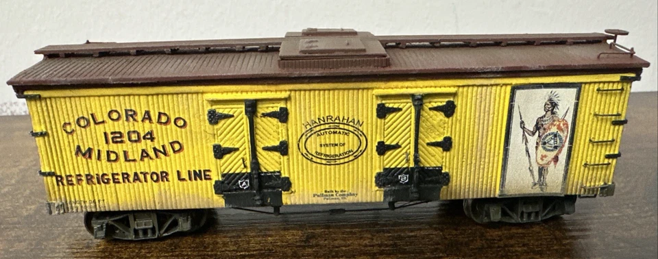 LaBelle Woodworking Kit #HO-46 Colorado Midland Hanrahan Reefer #1204 Pro-Built! - Image 3 of 4