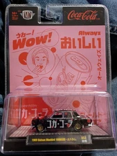 M2 Machines Coca-Cola 1969 Datsun Bluebird 1600SSS Collectible Car