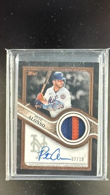 2023 Topps #TRAP2-PA Pete Alonso Topps Reverence Autograph Patch /10