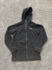 Columbia Gray Hooded Full Zip Fleece Jacket Youth Unisex Size L
