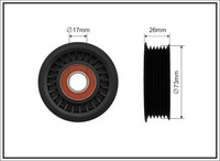 Caffaro 486-00 Spannrolle, Keilrippenriemen FüR Ford