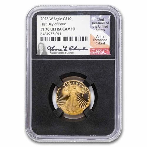 2023-W 1/4 oz Proof American Gold Eagle PF-70 NGC (FDI)