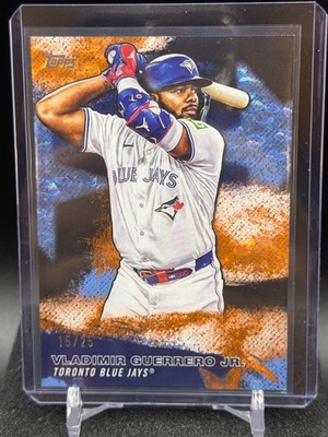 Vladimir Guerrero Jr. 2026 Topps Stars of MLB Orange Crackleboard Foil #15/25