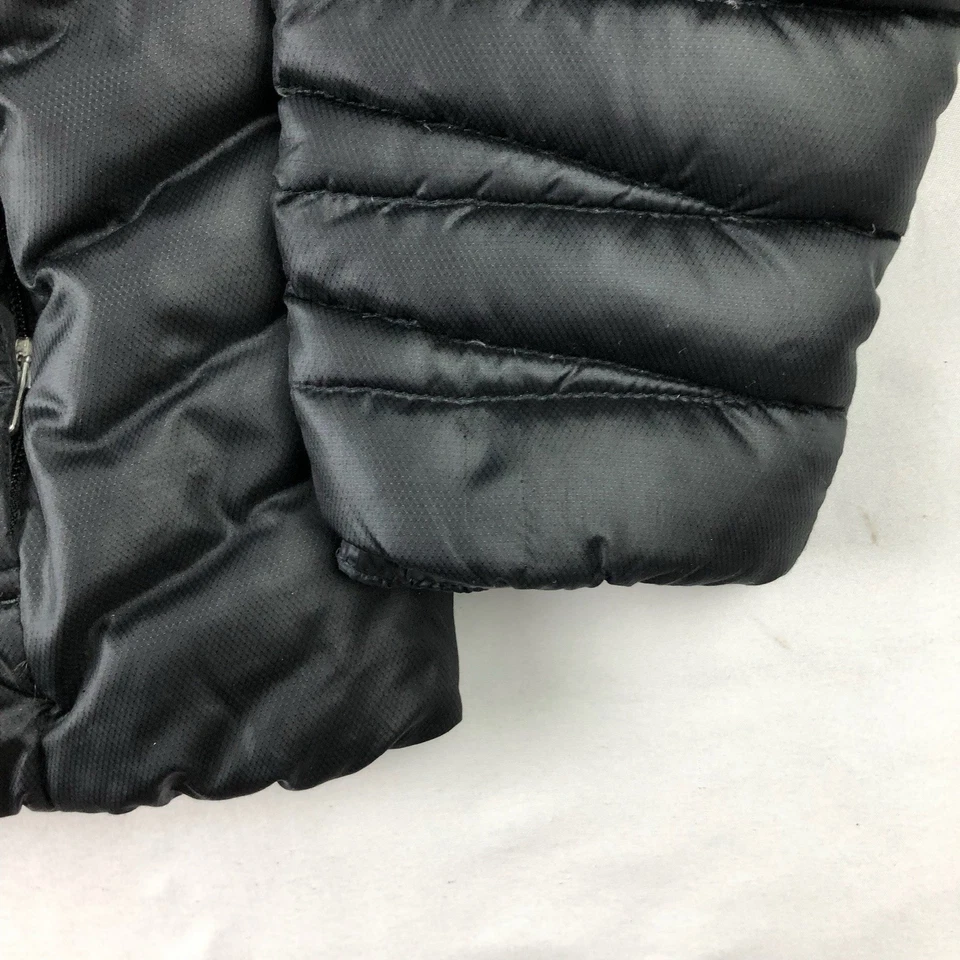 Spyder Timeless Womens Medium Black Down Full Zip Hooded Down Puffer Jacket - Image 2 of 4