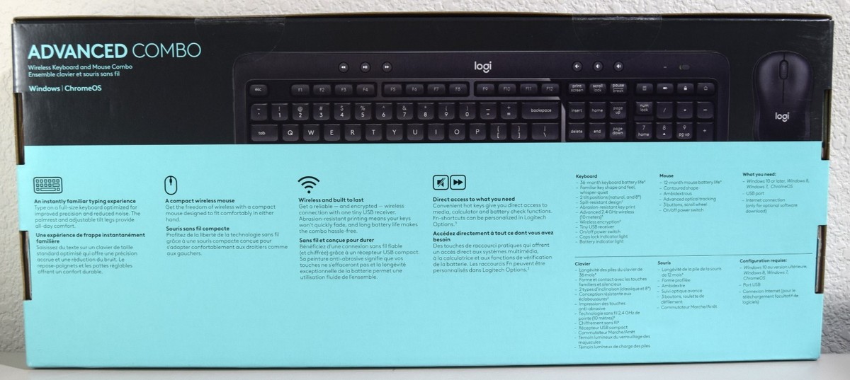 Logitech MK540 (920-008671) Wireless Keyboard and Mouse