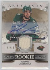 2019-20 Upper Deck Artifacts Photo Variant 3/15 Jordan Greenway #RS-JG Auto 2u9