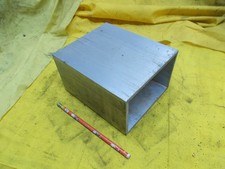 RECTANGLE ALUMINUM TUBE machine shop tubing stock 4" x 6" x 7" LONG x 1/4" WALL